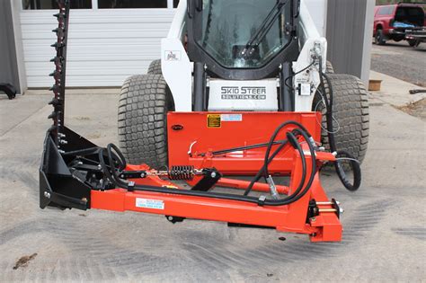 skid steer sickle|hydraulic sickle mower side mount.